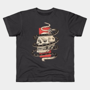 skull planet skater Kids T-Shirt